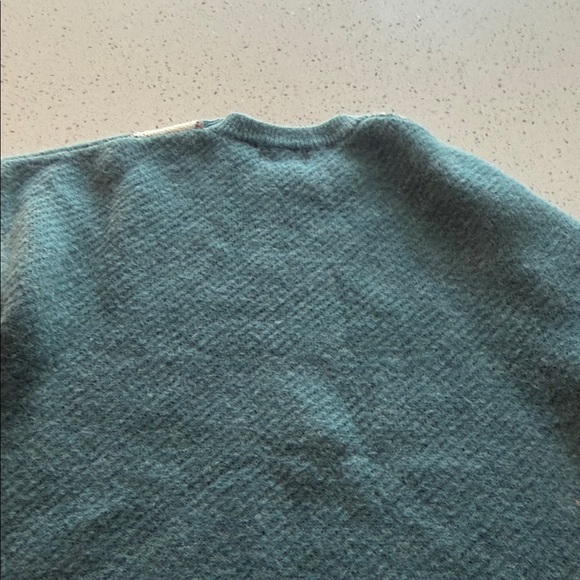 Men's Dinosaur Crewneck Sweater - Teal and Pink - Picture 11 of 14